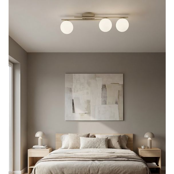 EMIBIG 1689/3 KAIRO 3 MOKKA OPAL LAMPA SUFITOWA
