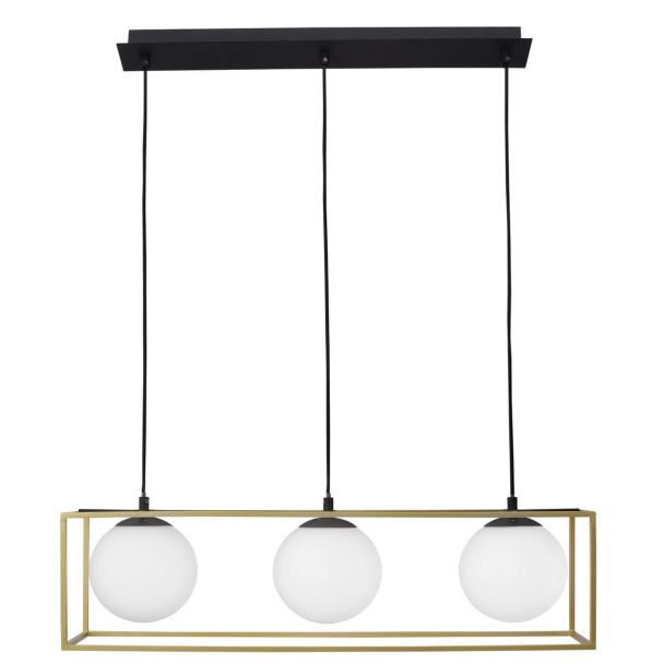 Luces Exclusivas PLATA LE41788 LAMPA WISZĄCA mosiądz