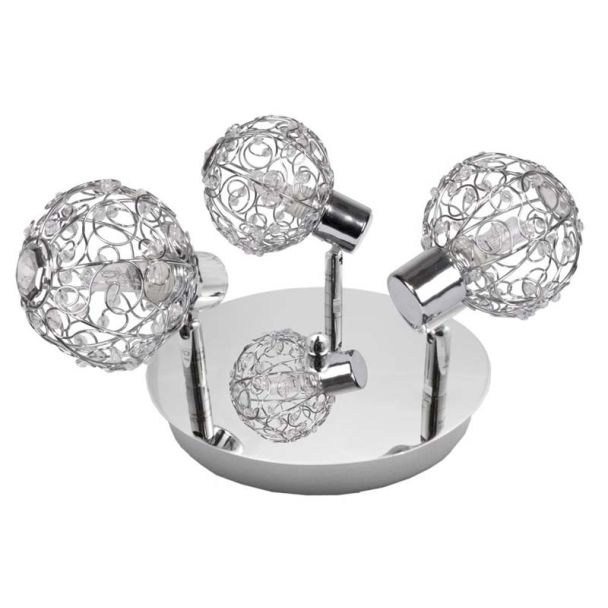 CANDELLUX 98-13750 COLLAR LAMPA SUFITOWA PLAFON 3X40W G9 CHROM