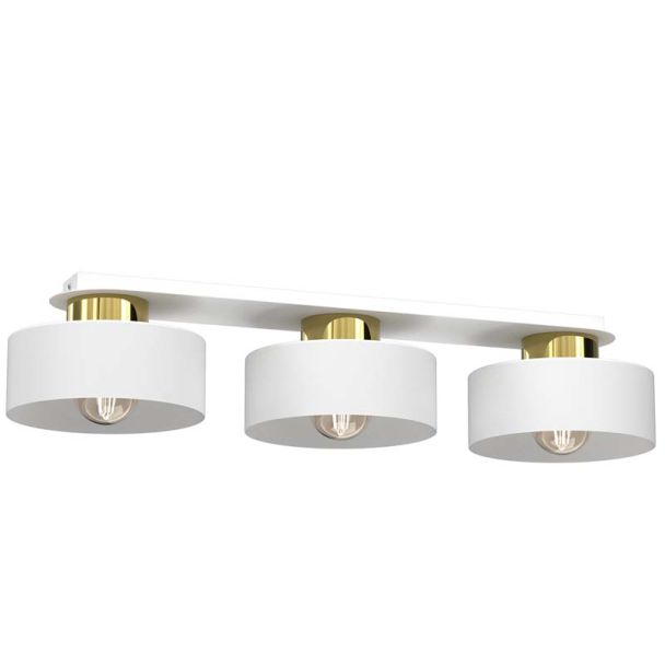 LUMINEX 9847 plafon Marti white/gold 3xE27