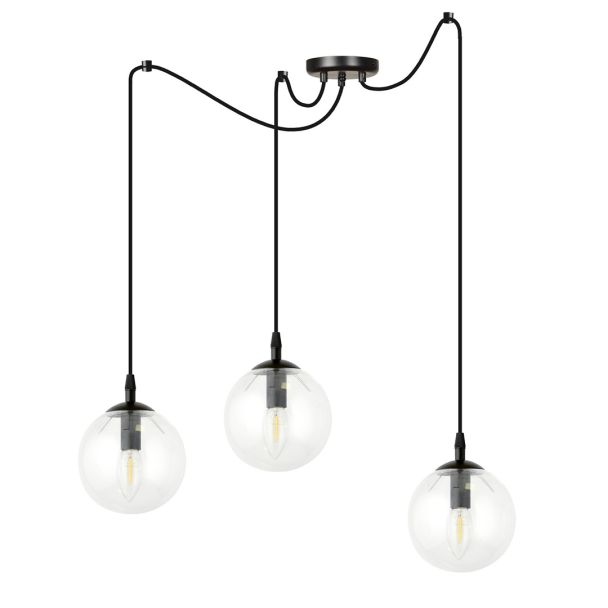 EMIBIG 936/3 LAMPA WISZĄCA GIGI 3 BL TRANSPARENT