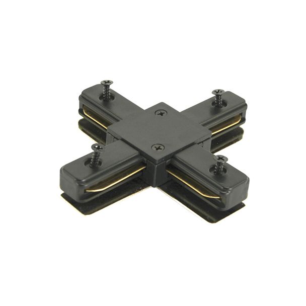 IDEUS 4035 CONNECTOR X BLACK Łącznik do szynoprzewodów