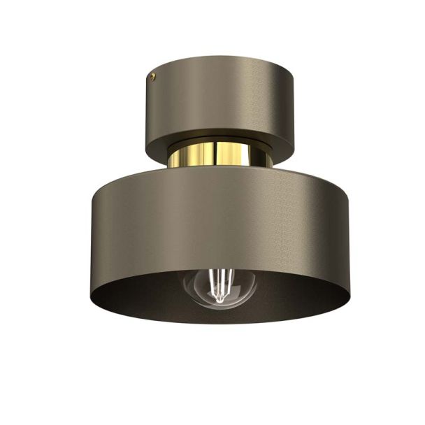 LUMINEX 9923 plafon Marti titanium gold/gold 1xE27
