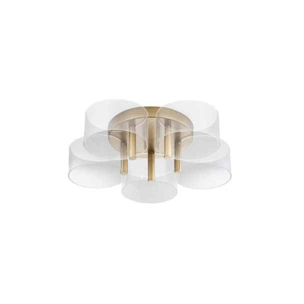 Luces Exclusivas TUNAS LE42742 LAMPA SUFITOWA LED złoty