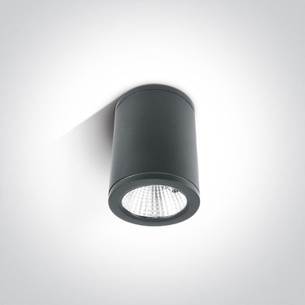 ONE LIGHT 67138C/AN/W Modi zewnętrzny cylinder sufitowy antracyt 3000K 6W IP54