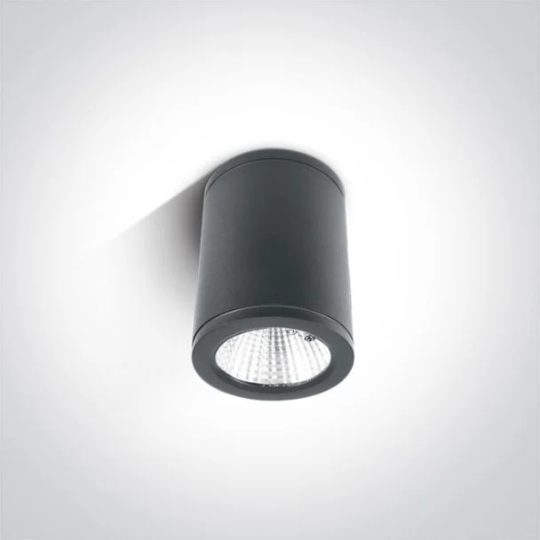 ONE LIGHT 67138C/AN/W Modi zewnętrzny cylinder sufitowy antracyt 3000K 6W IP54