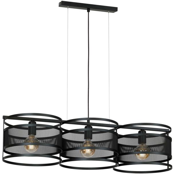 LUMINEX 1121 żyrandol Rim black 3