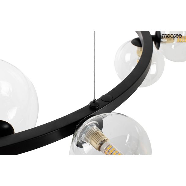 Moosee MSE010100284 Lampa wisząca ALURE 120 czarna