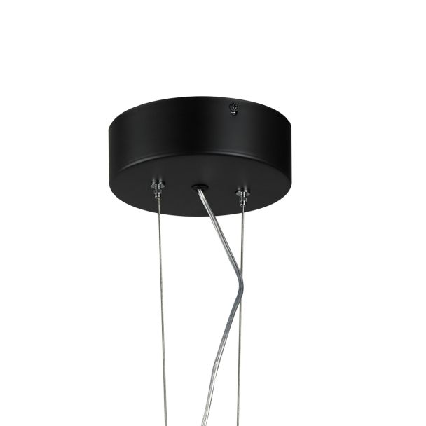 Step into design ST-10453P/D600A black Lampa wisząca ACIRCULO led czarna 60 cm