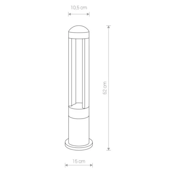 NOWODVORSKI MONTERREY LED 9507 lampa zewnętrzna słupek