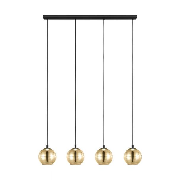 EGLO 39686 LAMPA LEMORIETA OPRAWA WISZĄCA HL/4 E27 SCHWARZ/GOLDFARBEN LEMORIETA