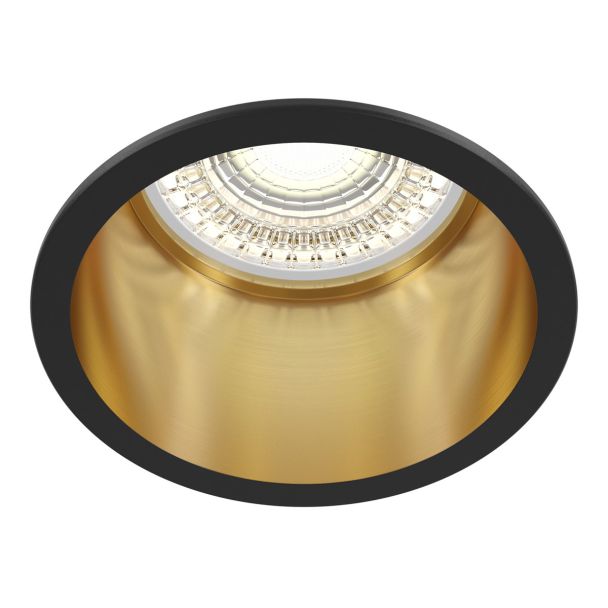 MAYTONI DL049-01GB Downlight Reif Downlight Black with Gold