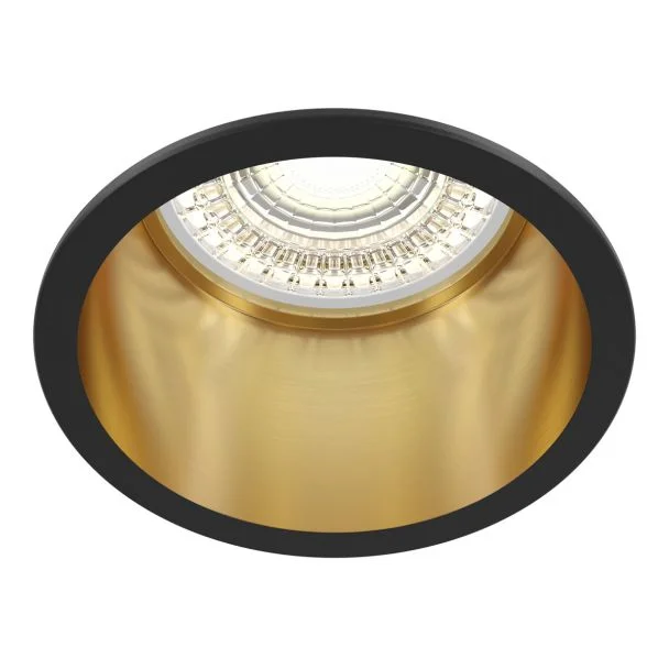 MAYTONI DL049-01GB Downlight Reif Downlight Black with Gold