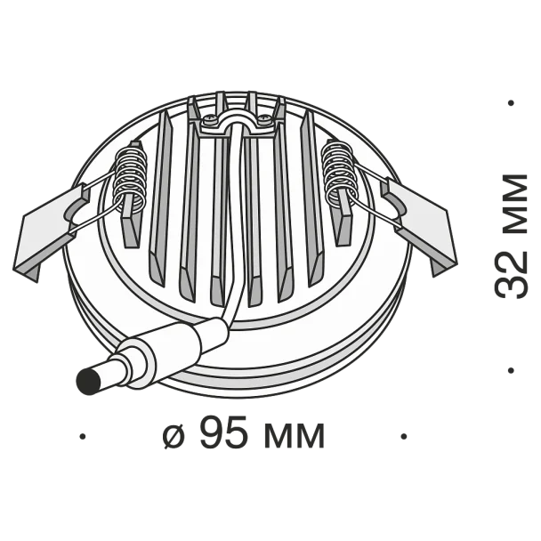 MAYTONI DL303-L12B Downlight Phanton Downlight Black