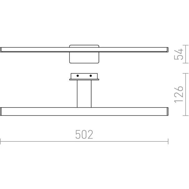 RENDL R10613 PALEA 500 chrom 230V LED 7W IP44 3000K