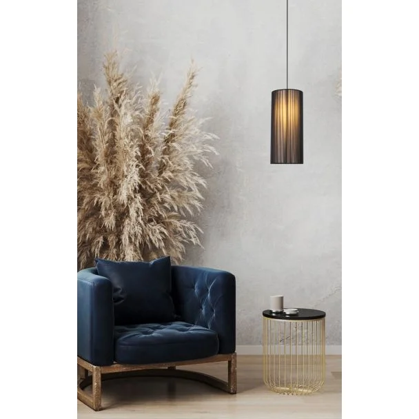 CANDELLUX 50101217 LAMPA WISZĄCA KIOTO 1 CZARNY 130x18x18