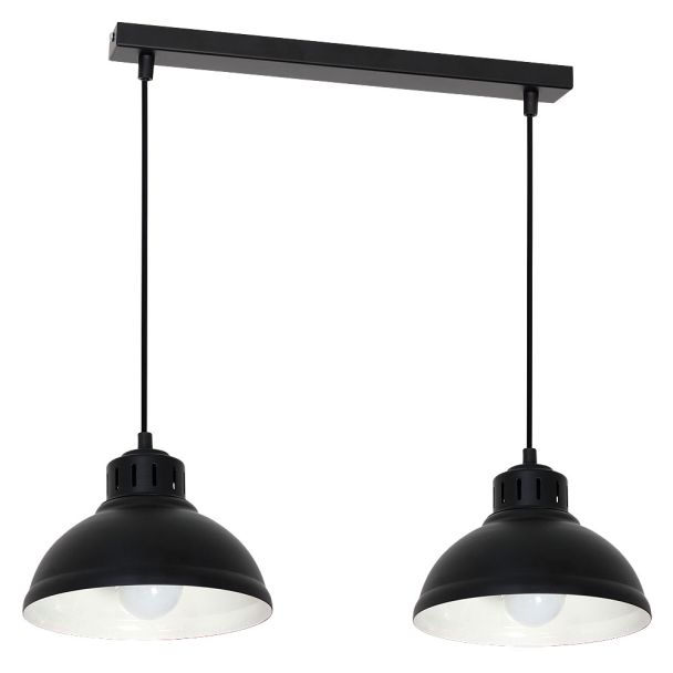 LUMINEX 9082 żyrandol Sven black