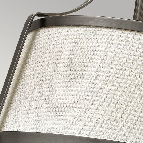 ELSTEAD Charlotte HK-CHARLOTTE-SF-AN 3 Light Semi-Flush - Antique Nickel