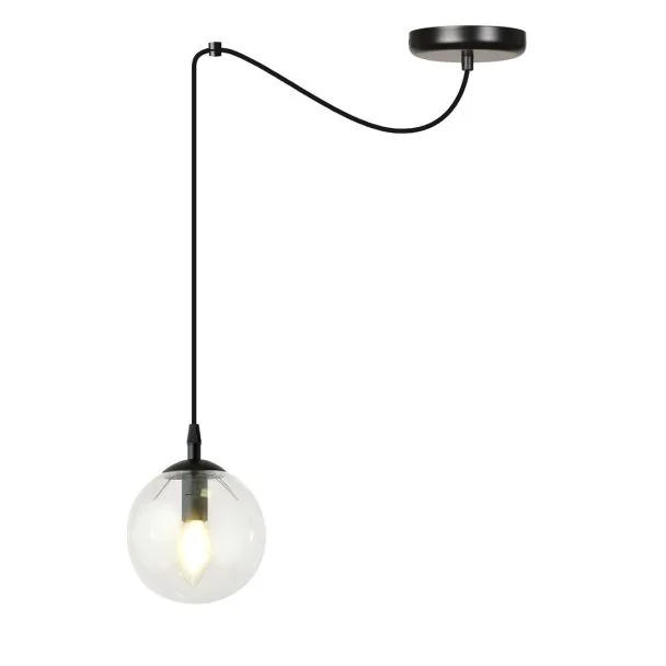 EMIBIG 936/1 LAMPA WISZĄCA GIGI 1 BL TRANSPARENT