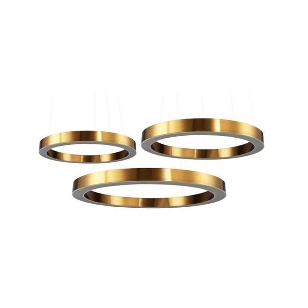 Step into Design ST-8848-100 brass Lampa wisząca CIRCLE 100 LED mosiądz 100 cm