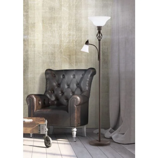 TRIO RUSTICA 4602021-24 LAMPA STOJĄCA - PODŁOGOWA
