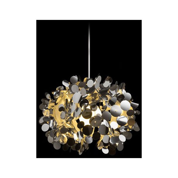 RENDL R13285 CONFETTI wisząca chromowana folia 230V E27 28W