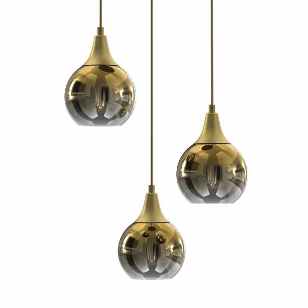 MILAGRO MLP8403 LAMPA WISZĄCA MONTE GOLD 3XE27