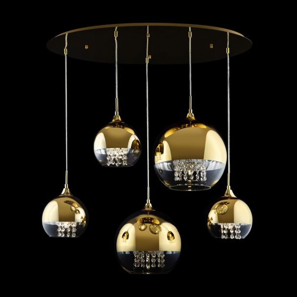 MAYTONI P140-PL-170-5-G Pendant Fermi Pendant Lamp Gold