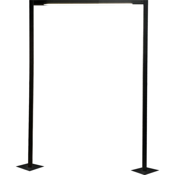 ANTIGO Lampa stojąca ogrodowa Taketa - Antracyt (1640 mm) 9933