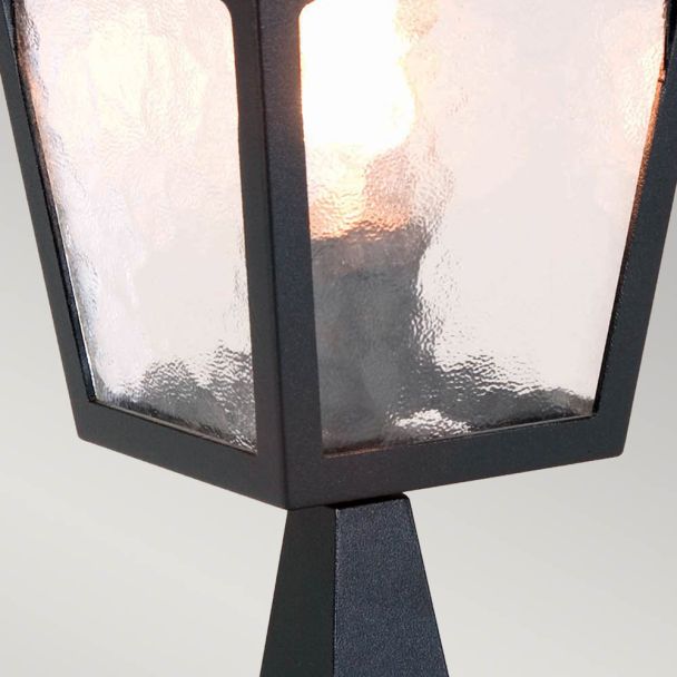 ELSTEAD YORK BL7 BLACK Pedestal Lantern
