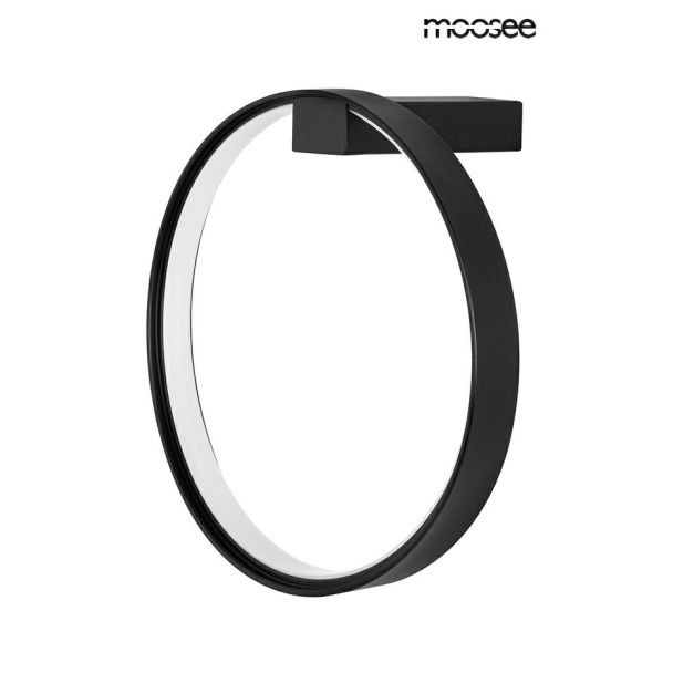 MOOSEE MSE010100378 MOOSEE lampa ścienna CIRCLE WALL czarna