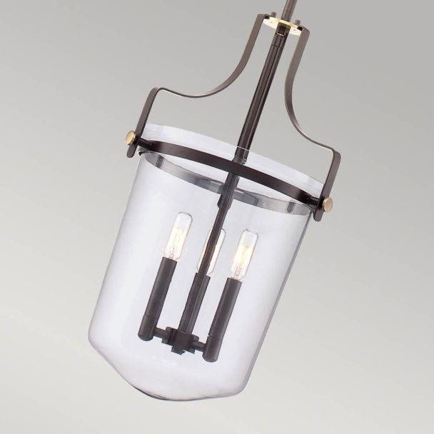 ELSTEAD Penn Station QZ-PENN-STATION-M-WT 3 Light Pendant - Western Bronze