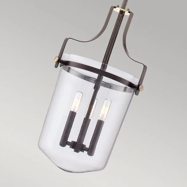 ELSTEAD Penn Station QZ-PENN-STATION-M-WT 3 Light Pendant - Western Bronze