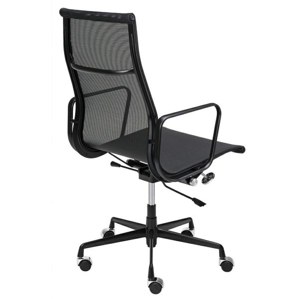 King Home A055.BLACKM Fotel biurowy AERON PREMIUM czarny - siatka, aluminium