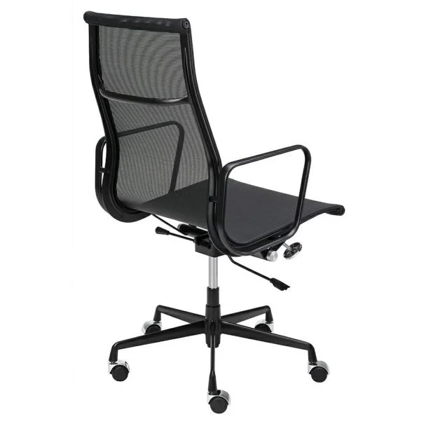King Home A055.BLACKM Fotel biurowy AERON PREMIUM czarny - siatka, aluminium