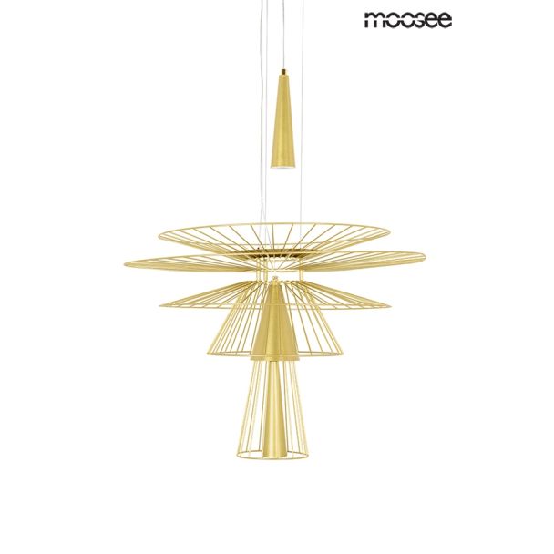 Moosee MSE010100336 Lampa wisząca SESTO złota