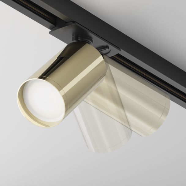 MAYTONI TR020-1-U-GU10-BG Focus S Track Lighting czarny,złoty