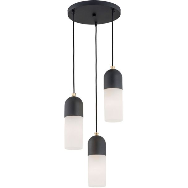 ARGON BURGOS 1467 lampa wisząca 3 pł. okrągła podsufitka