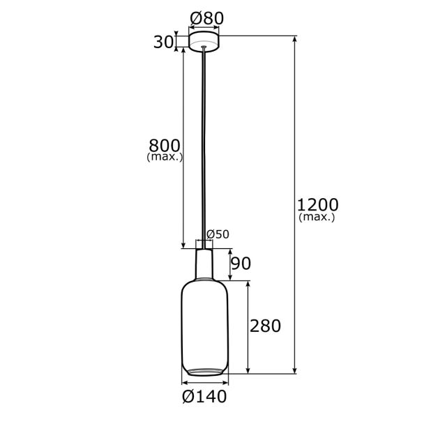 ARGON SAGUNTO 4356 lampa wisząca 1 pł.