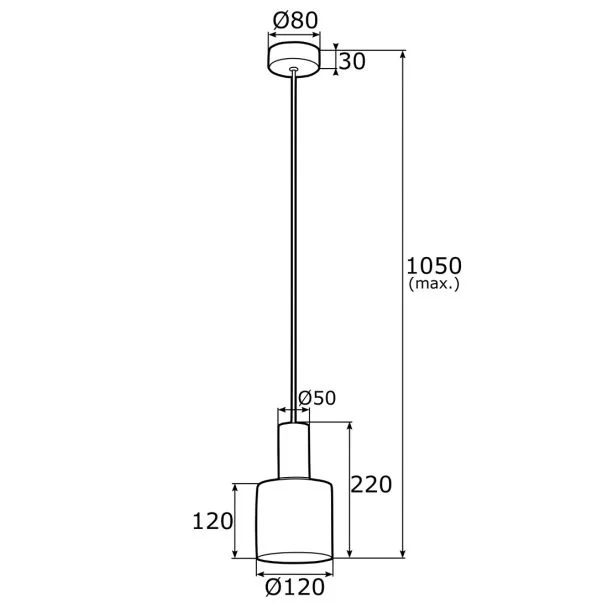 ARGON SINES 4217 lampa wisząca 1 pł.