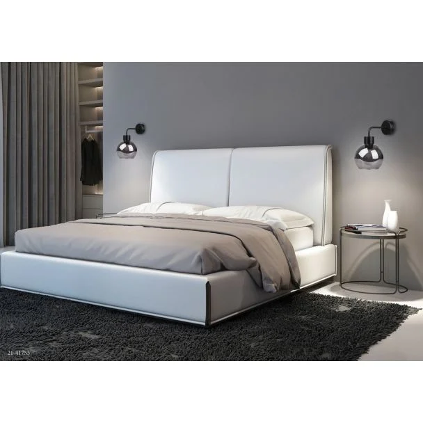 CANDELLUX 21-76700 LADY LAMPA KINKIET CZARNY 1X40W E27 KLOSZ DYMIONY