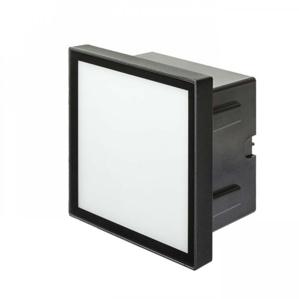 RENDL R12531 DEJAVU SQ 14 wpuszczana czarna 230V LED 6W IP65 3000K