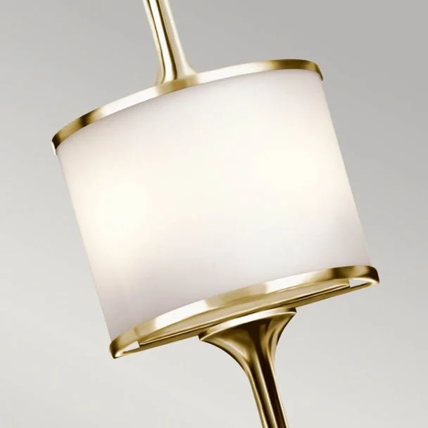 ELSTEAD Mona KL-MONA-L-PB 2 Light Wall Light - Polished Brass