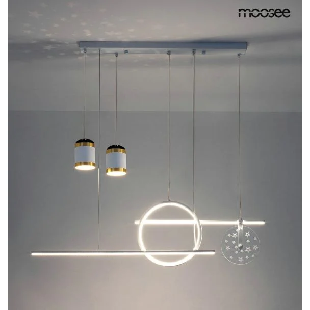 MOOSEE MSE010100343 MOOSEE lampa wisząca STARS biała