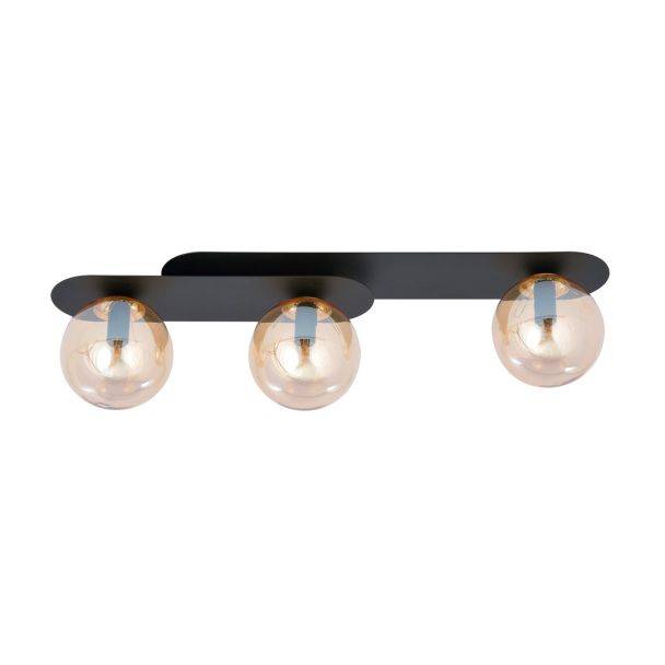EMIBIG 1120/3 LAMPA SUFITOWA PLAZA 3 BLACK/MIODOWY
