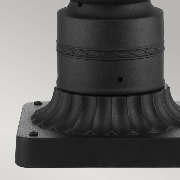 ELSTEAD ENGLISH BRIDLE FE/EB3/M BLK 3Lt Medium Pedestal
