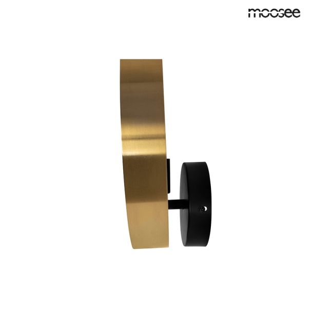 MOOSEE MSE010100339 MOOSEE lampa ścienna BAND złota / czarna