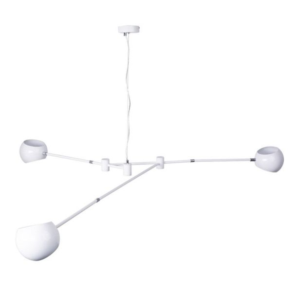 Step into Design ST-5335B-3 WHITE Lampa wisząca ASTRONOMY-3 biała 175 cm