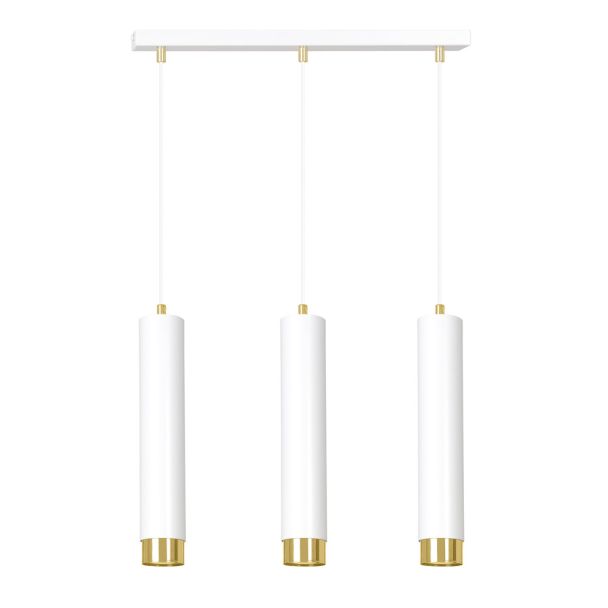 EMIBIG 642/3 LAMPA WISZĄCA KIBO 3 WH/GOLD