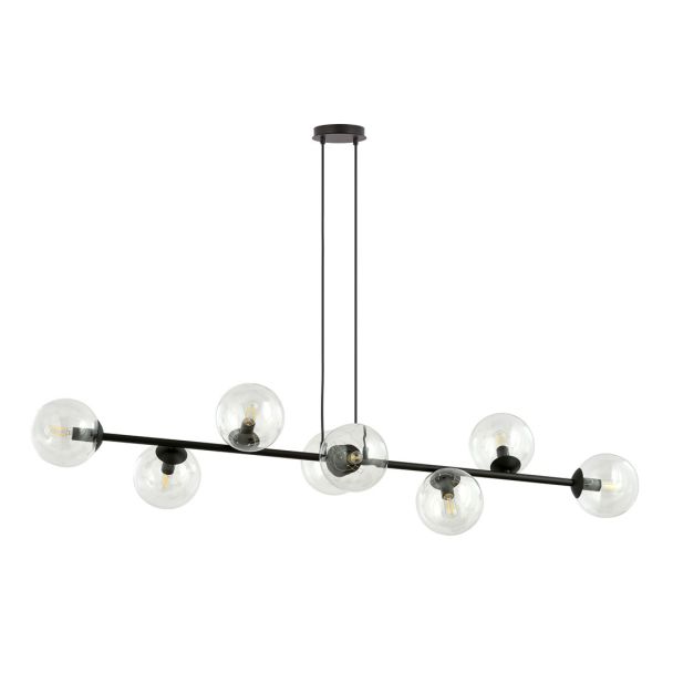 EMIBIG 874/8 LAMPA WISZĄCA ROSSI 8 BL TRANSPARENT